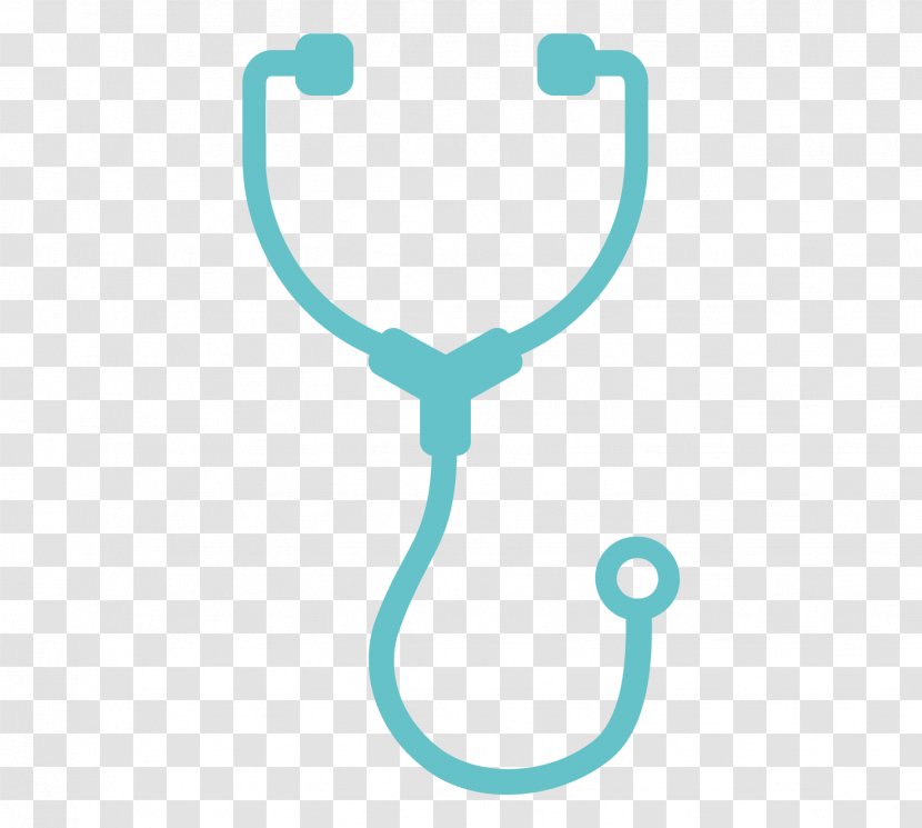 Stethoscope Cartoon - Veterinarian - Service Turquoise Transparent PNG