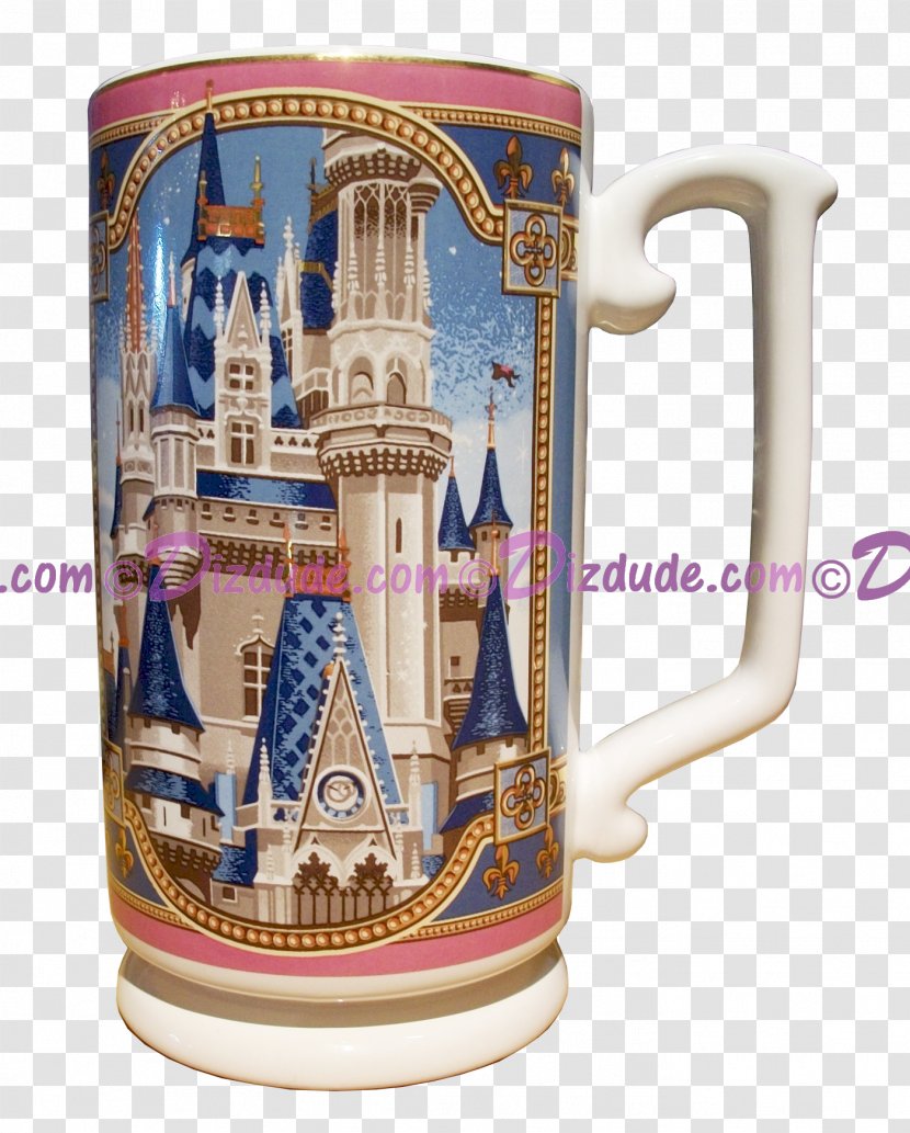 Beer Stein Disneyland Walt Disney World Porcelain - Cup Transparent PNG