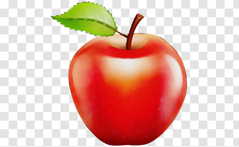 Natural Foods Fruit Apple Red Food Transparent PNG