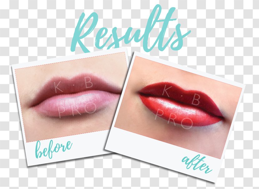 Permanent Makeup Cosmetics Lipstick Microblading Beauty Parlour - Eye Shadow Transparent PNG