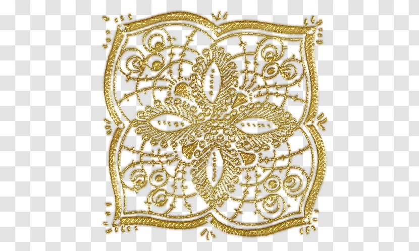 Visual Arts Lace Blog - Gadidae - Gold Pattern Transparent PNG