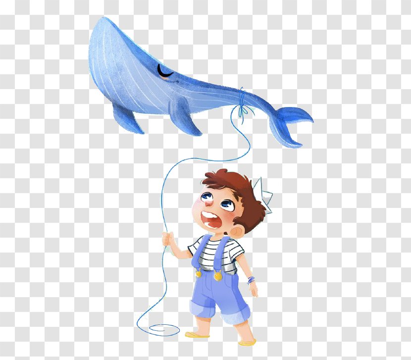 Whale Download Illustration - Pixel - Boy Holding Transparent PNG