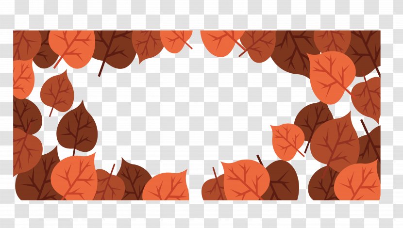 Leaf Autumn Deciduous Red - Text - Leaves Transparent PNG