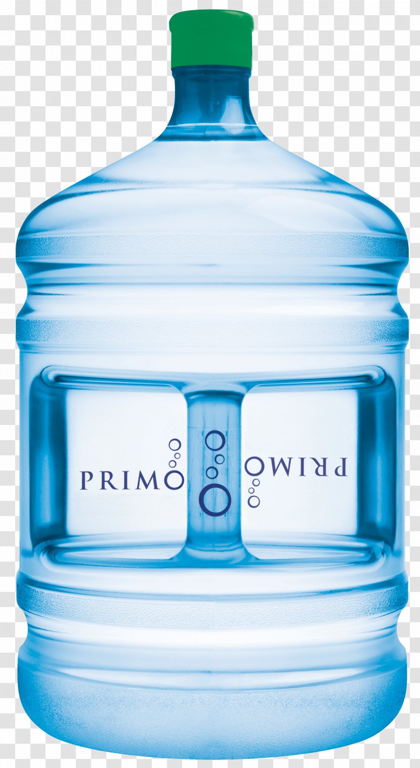 Water Cooler Bottle Primo Purified - Mineral Transparent PNG