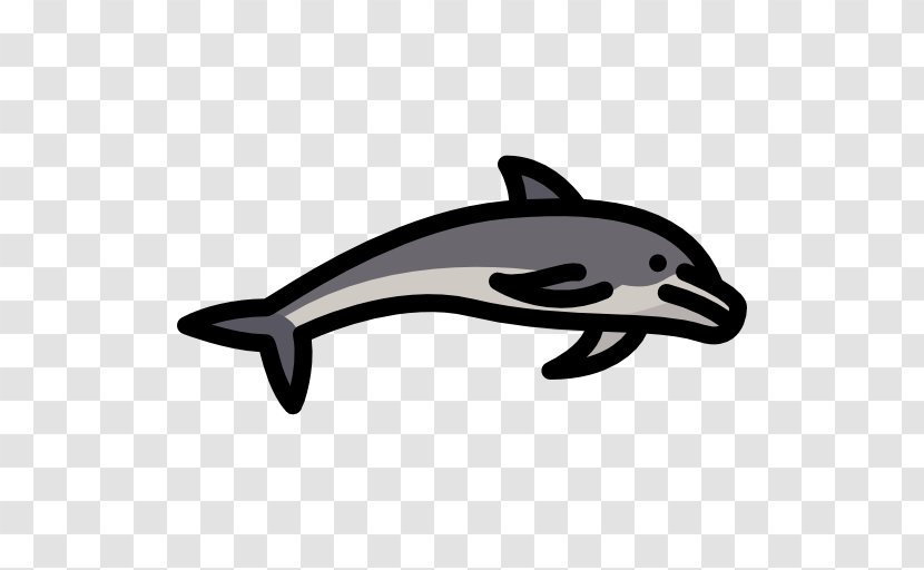 Common Bottlenose Dolphin Porpoise Automotive Design - Black - Icon Transparent PNG