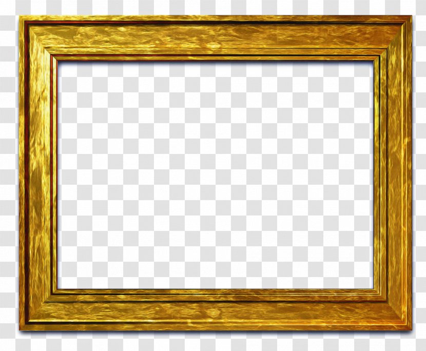 Golden Frame - Picture Frames - Interior Design Transparent PNG