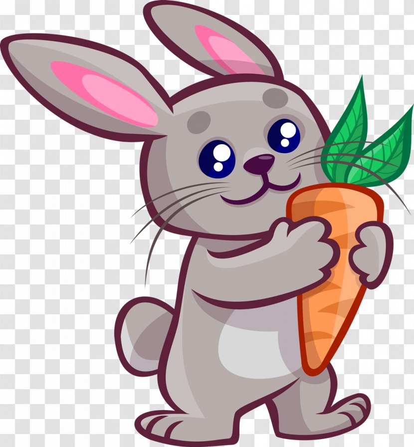 Easter Bunny European Rabbit Clip Art - Rabits And Hares - Looking Cliparts Transparent PNG