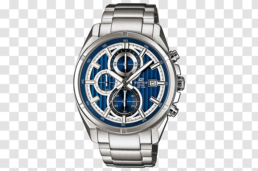 Casio Edifice Watch Chronograph Clock - Steel Transparent PNG