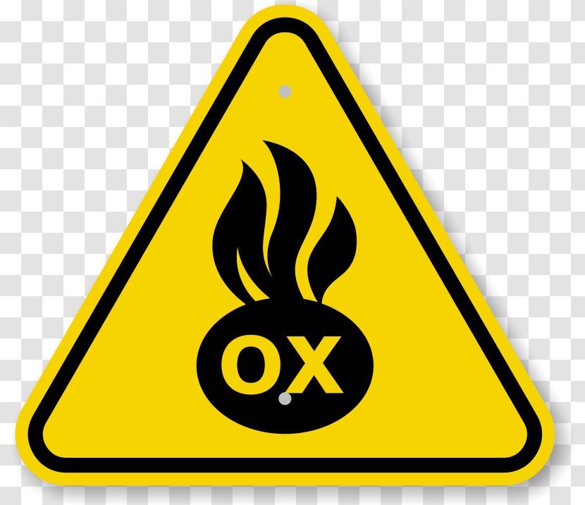 Safety Hazard Symbol Combustibility And Flammability Warning Sign Transparent PNG