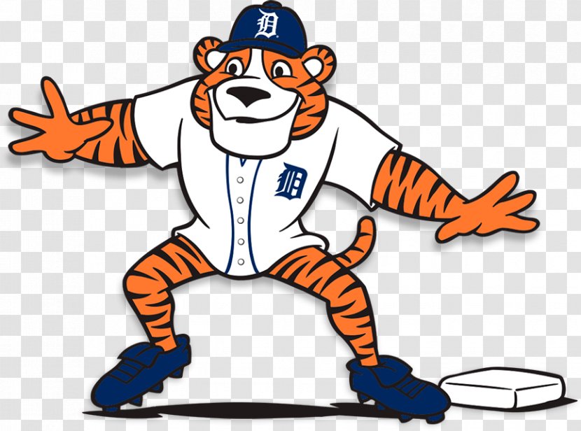 Detroit Tigers Comerica Park Paws Mascot Tiger Stadium - Pastime Transparent PNG