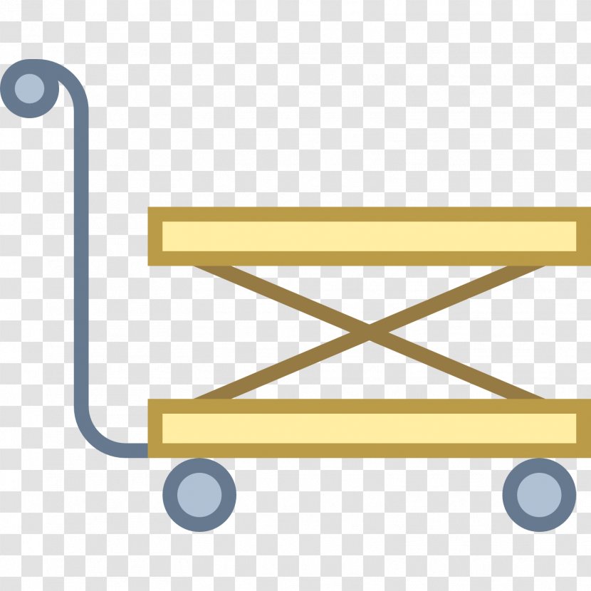 Shopping Cart Clip Art - Yellow Transparent PNG