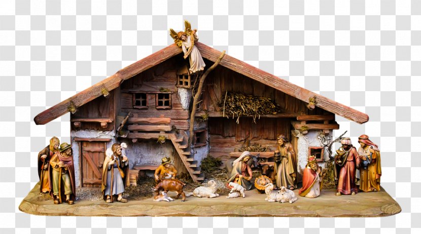Bethlehem Bible Nativity Scene Christmas Of Jesus - Child - House Decorations Transparent PNG