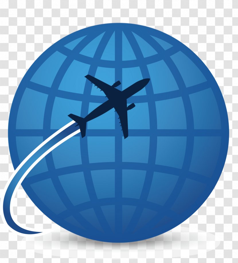 Sarnia Air Travel Package Tour Agent - Blue - Earth Transparent PNG