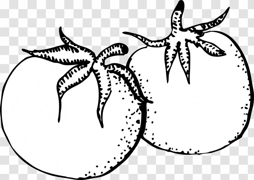 Clip Art Image Black And White Vegetable Openclipart - Tree Transparent PNG