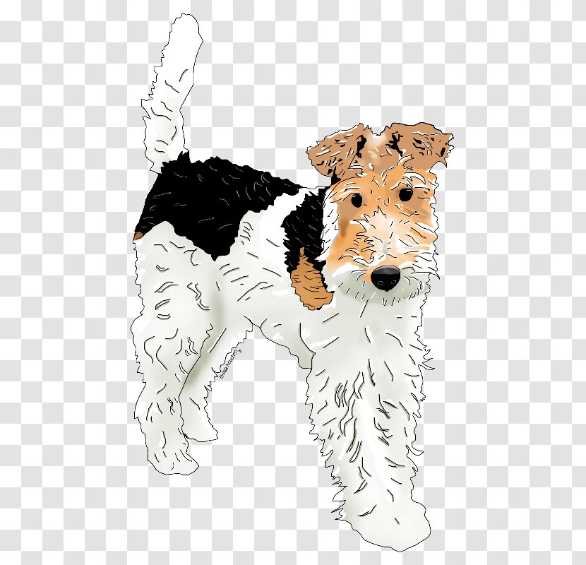 Wire Hair Fox Terrier Dog Breed Companion - Schematic Transparent PNG