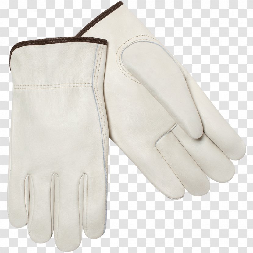 Finger Driving Glove Cycling Evening - Cowhide Transparent PNG