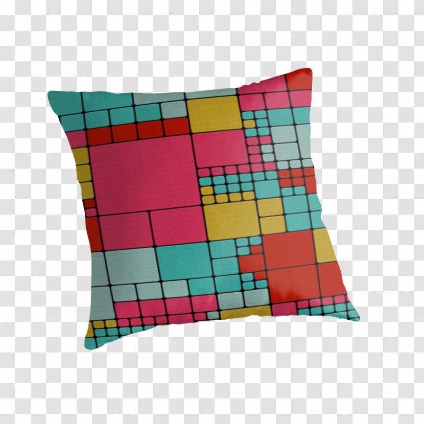 Clothing Patchwork Design Cushion Throw Pillows - Leggings - Abstract Squares Transparent PNG
