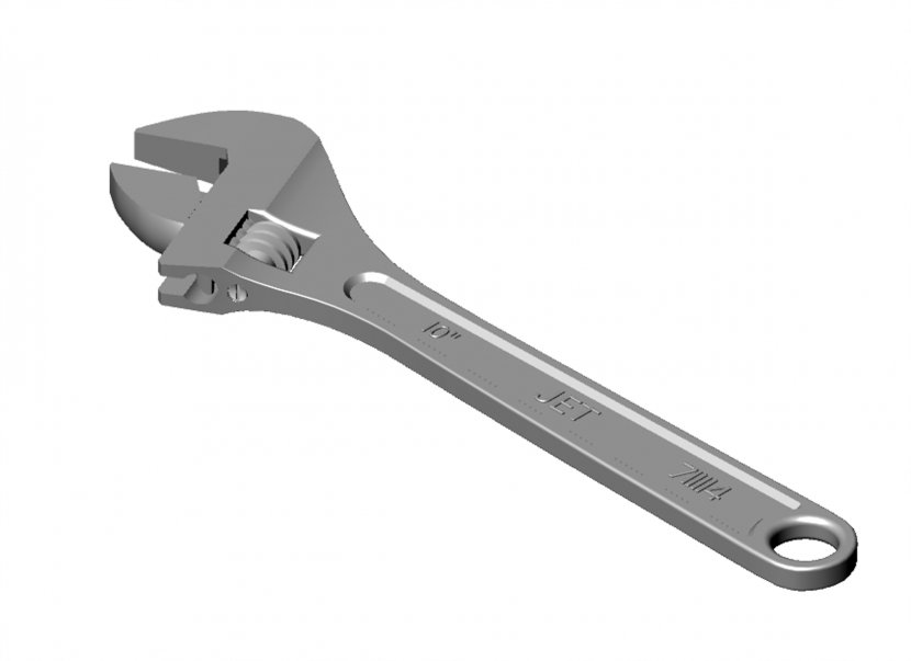 Spanners Pipe Wrench Adjustable Spanner Clip Art - Hardware Accessory - In Transparent PNG