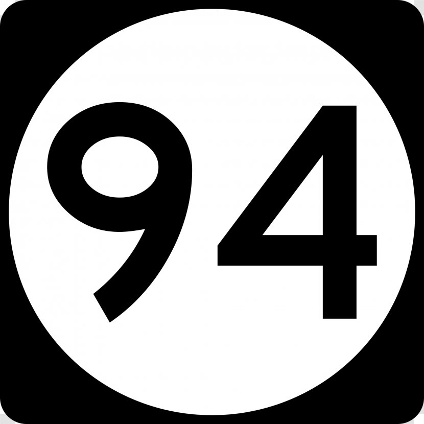 Interstate 10 Road Highway Shield US System - Monochrome - Long Shadow Numbers Transparent PNG
