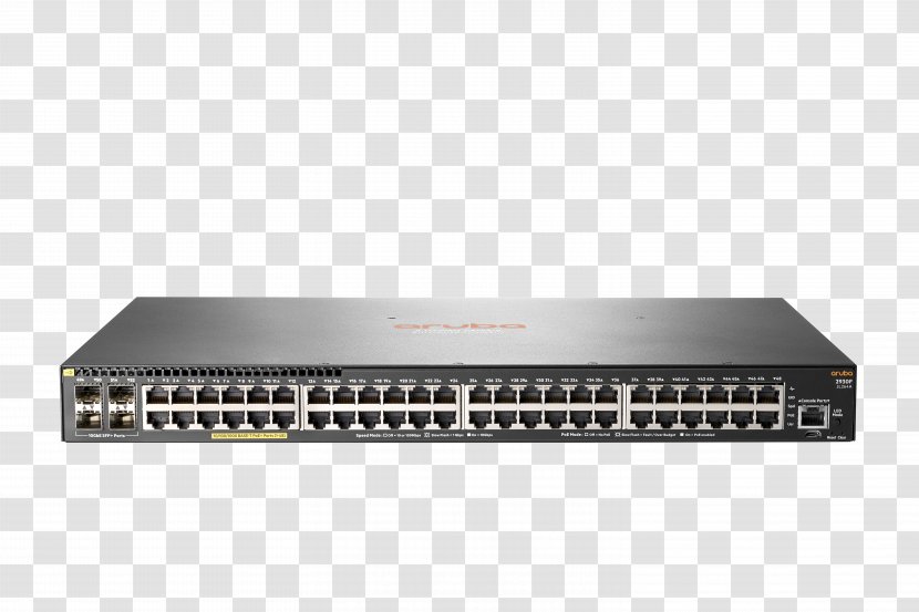 Hewlett-Packard Network Switch Aruba Networks Gigabit Ethernet Multilayer - Hub Transparent PNG