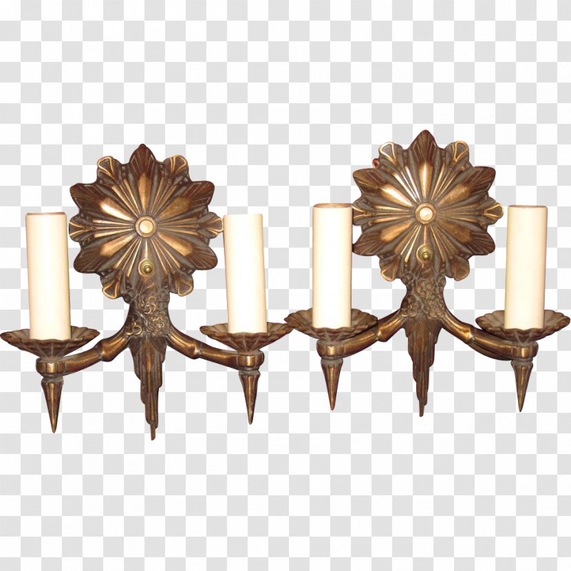 01504 Light Fixture Brass - Wall Deco Transparent PNG