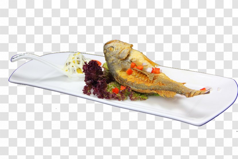 Fried Fish Pescado Frito Frying Vegetable - Tableware Transparent PNG