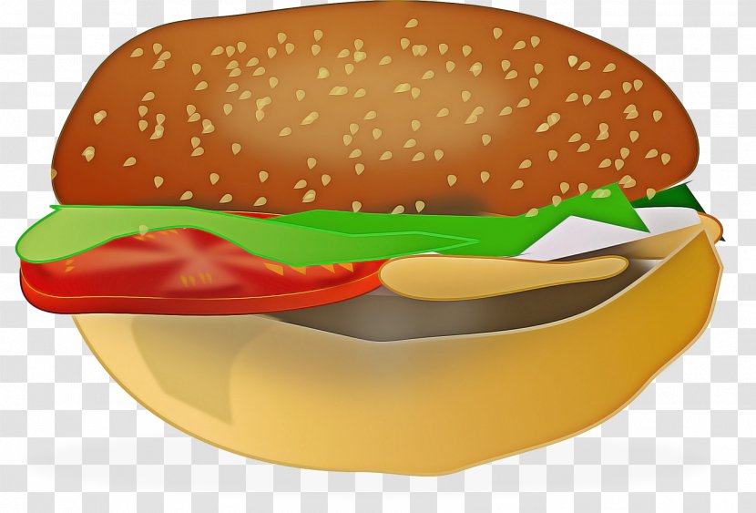 Junk Food Cartoon - Veggie Burger - Takeout Kids Meal Transparent PNG