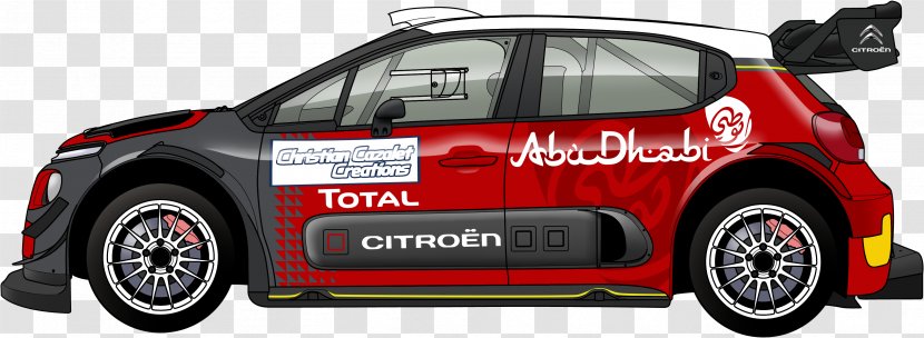 Citroën C3 WRC 2017 World Rally Championship Car 2018 - Automotive Design - Citroen Transparent PNG