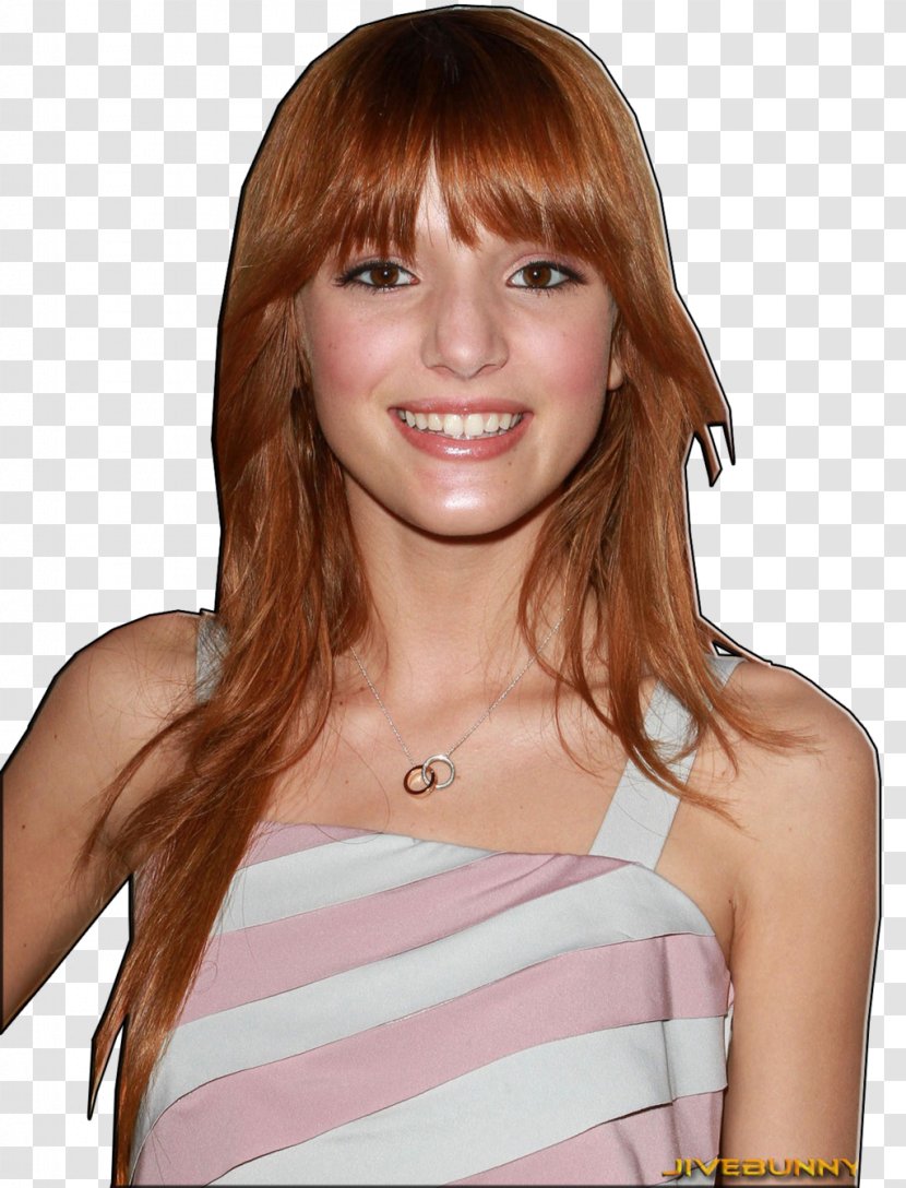 Bella Thorne Blond Hair Coloring Feathered Bangs - Tree Transparent PNG