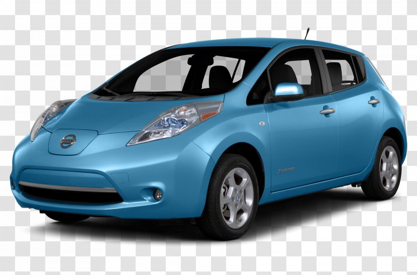2014 Nissan LEAF S Hatchback Used Car 2015 - Electric Transparent PNG