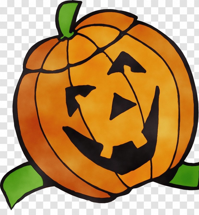Halloween Pumpkin Cartoon - Cucurbita Fruit Transparent PNG