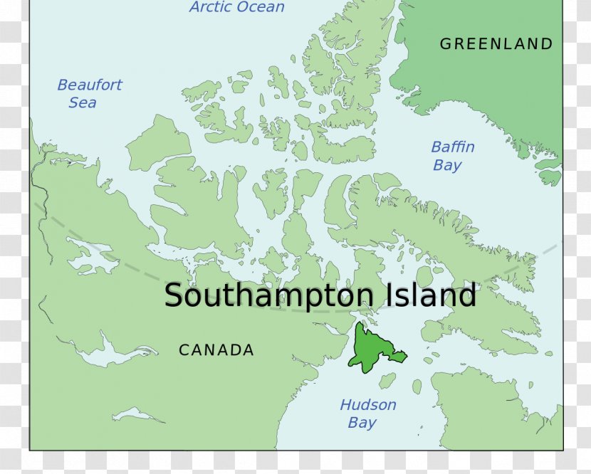 Southampton Island Canadian Arctic Archipelago Beechey Franklin's Lost Expedition Mansel - Canada Transparent PNG