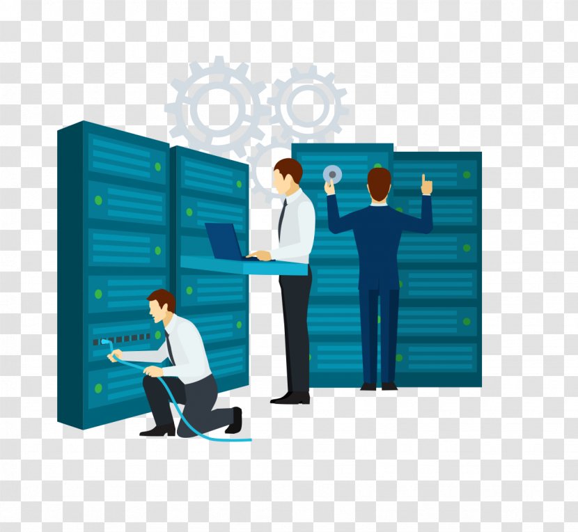 Data Center Computer Servers Vector Graphics Stock Illustration Photography - City Of Enid Ok Website Transparent PNG