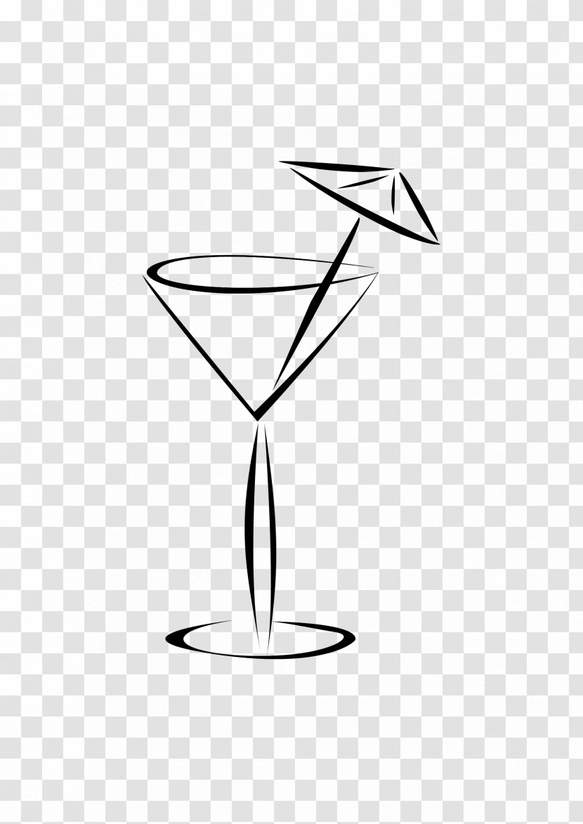 Cocktail Glass Martini Champagne - Alcoholic Drink - Clipart Transparent PNG