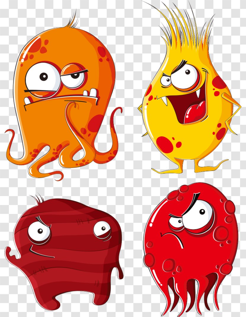 Vector Graphics Illustration Royalty-free Cartoon Monster Transparent PNG