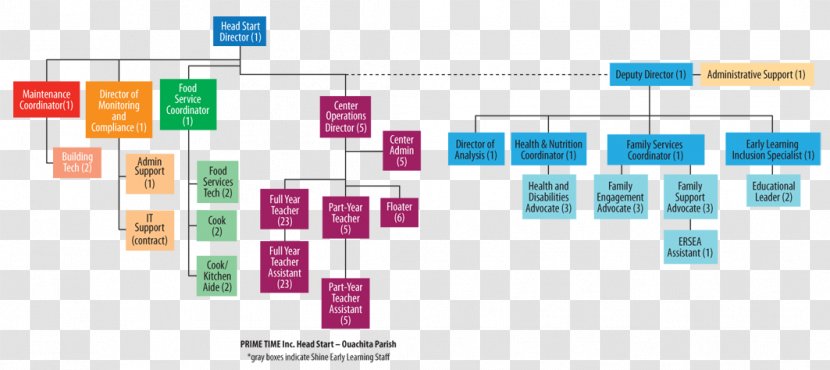 Organizational Chart Head Start Employment - Organization - Information Transparent PNG