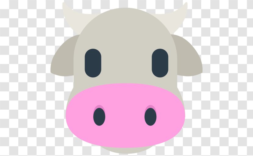 Emoji Cattle Pig Sticker Text Messaging - Carnivoran Transparent PNG