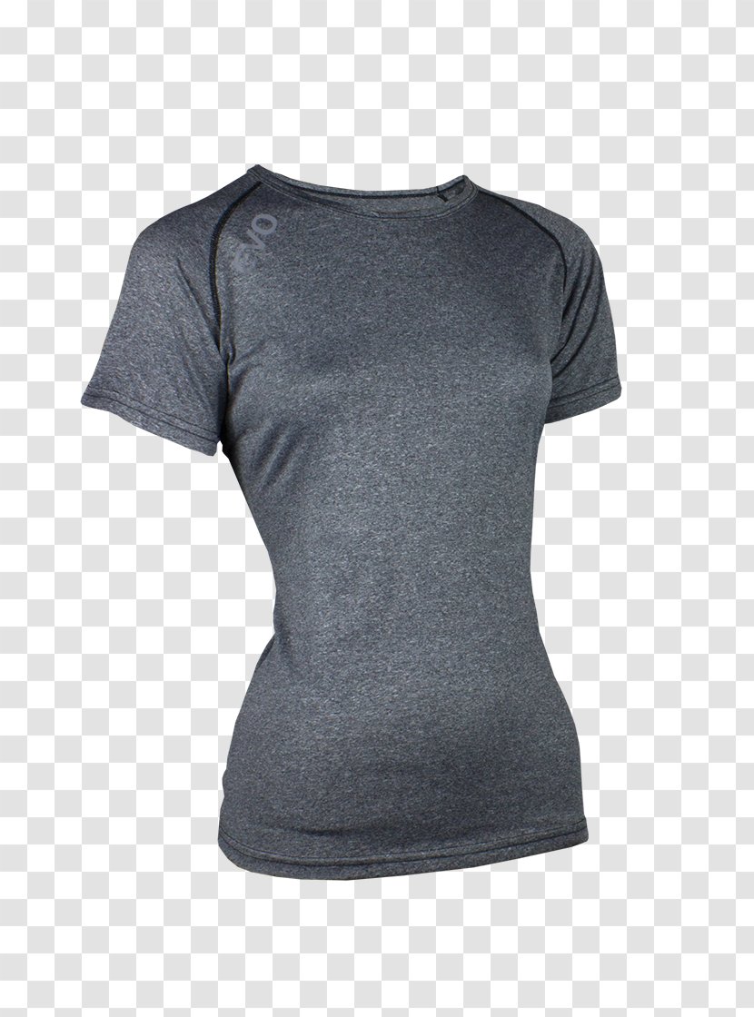 Black T-shirt Hoodie Grey Sleeve - Clothing Transparent PNG