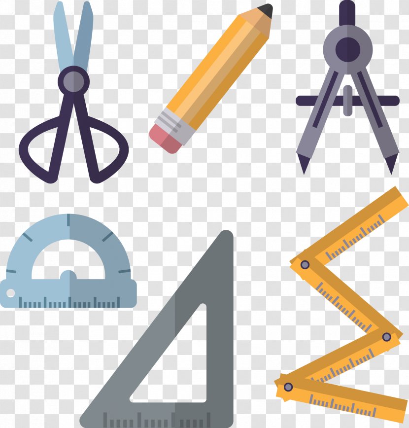 Architecture Drawing Tool - Vector Illustration Learning Tools Transparent PNG