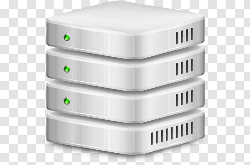 Network Cartoon - Database Server - Plastic Disk Storage Transparent PNG