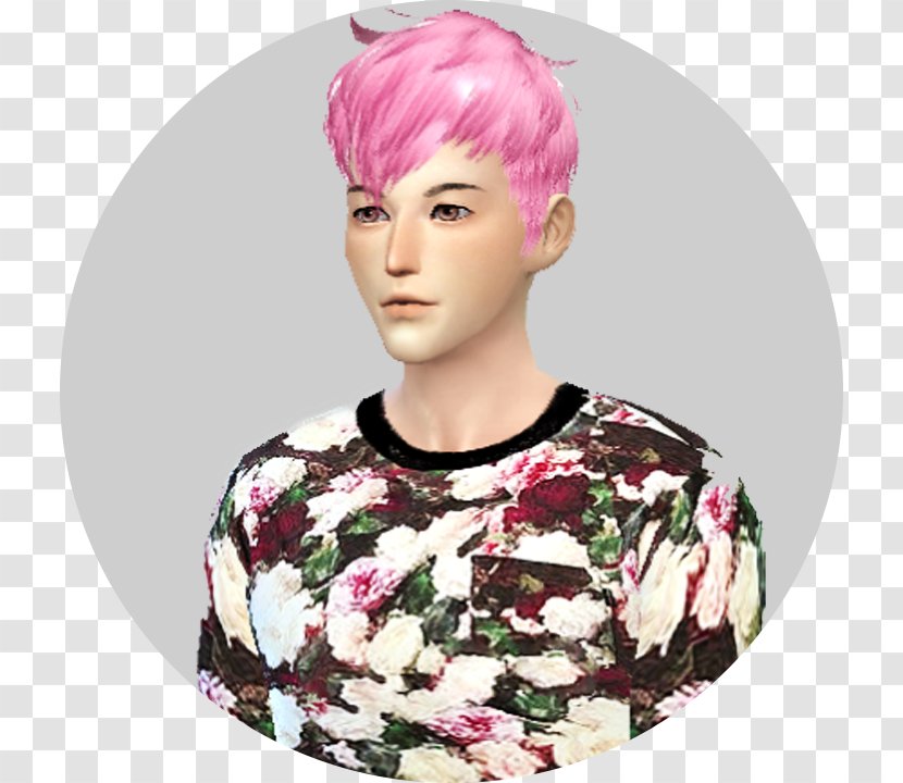 Hair Coloring Human Color Pink M Transparent PNG