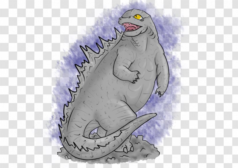 Drawing Cartoon Sketch - Fauna - Godzilla Transparent PNG