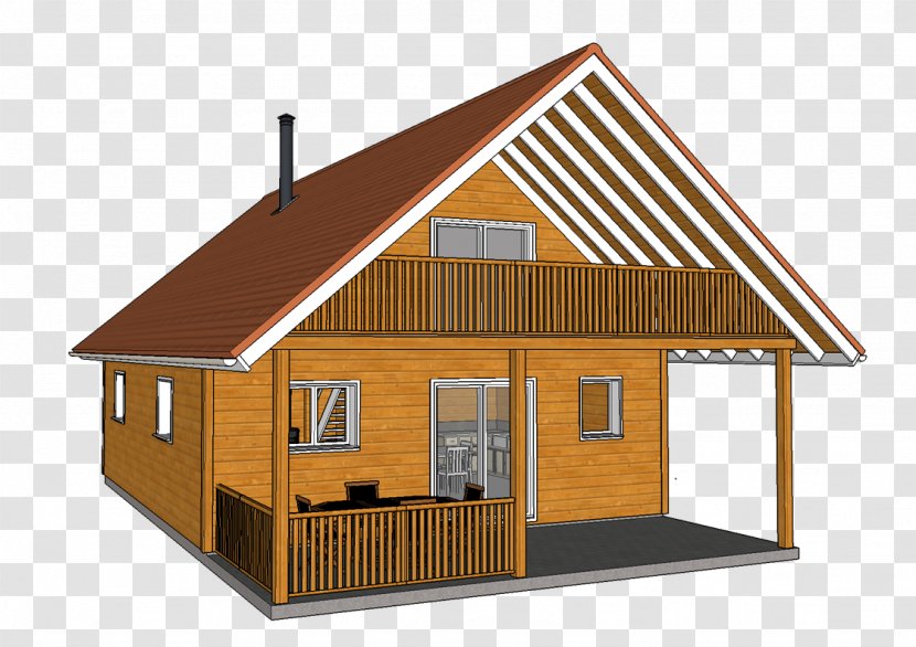 House Bohle Deck Roof Chalet - Hut Transparent PNG