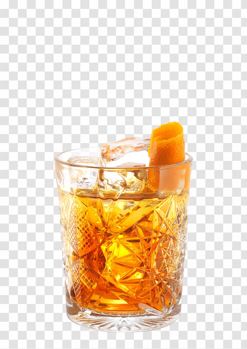 Godfather Grog Cocktail Old Fashioned Liqueur - Distilled Beverage Transparent PNG