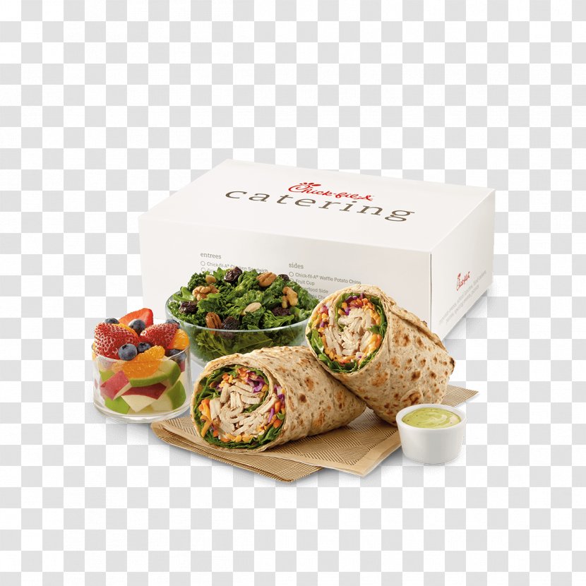 Vegetarian Cuisine Wrap Chicken Sandwich Chick-fil-A Menu - Cheese - Catering Transparent PNG