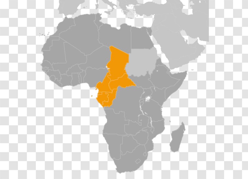 West Africa Blank Map World - Quiz Transparent PNG