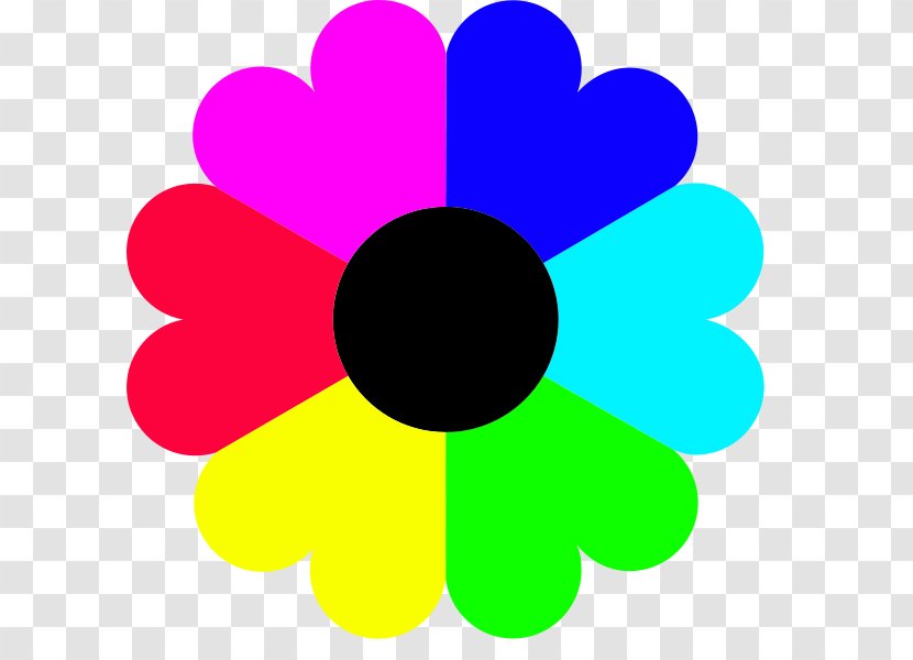 Flower Rainbow Rose Clip Art - Flowering Plant - Colors Cliparts Transparent PNG