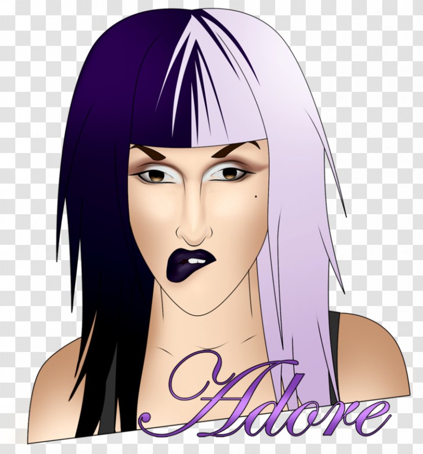 RuPaul's Drag Race Queen Hair Coloring Eyebrow - Flower - Adore Delano Transparent PNG