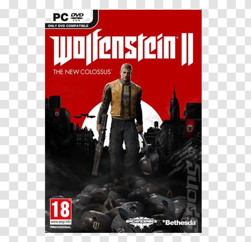Wolfenstein II: The New Colossus Wolfenstein: Order Video Game PlayStation 4 Nintendo Switch - Xbox One - Preorder Transparent PNG