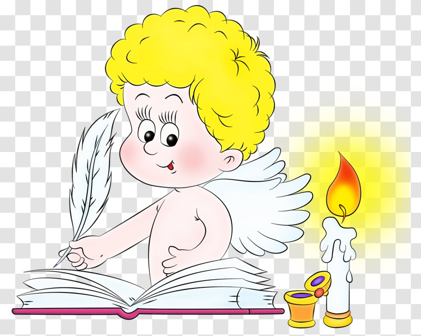 Image File Formats Lossless Compression - Cartoon - Writing Angel Clipart Picture Transparent PNG